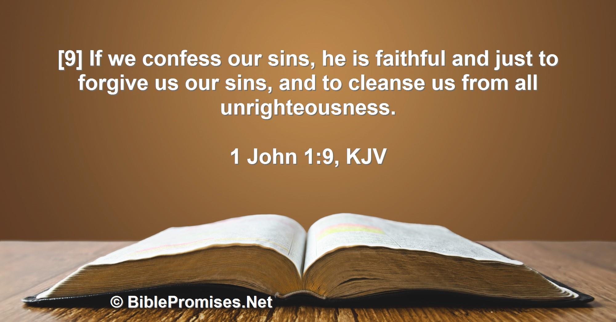 1 John 1:9 (KJV)