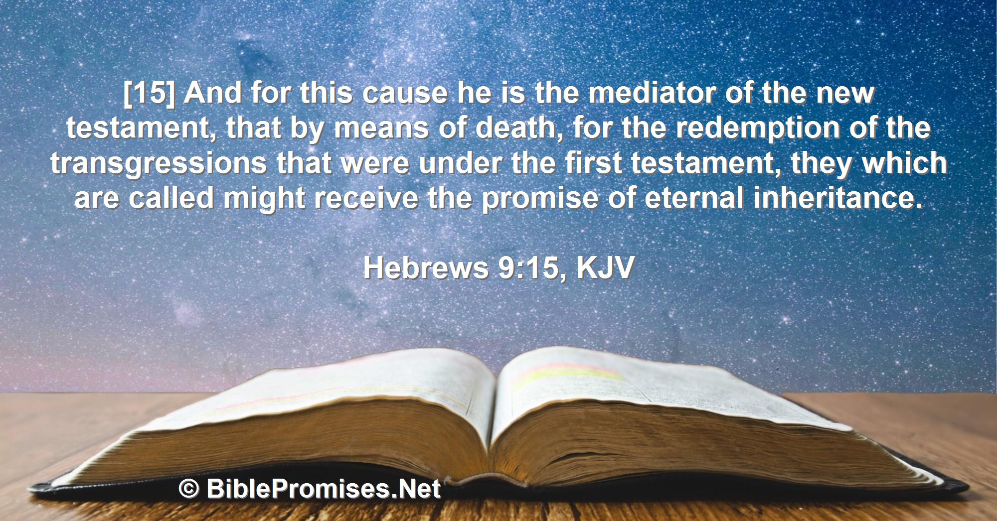 Hebrews 9:15 (KJV)